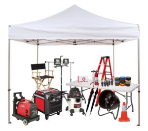 production support supplies, production supplies, michigan production, Detroit production, camera / light & grip rental, generator, grip, electric, rental, tents, tables, chairs