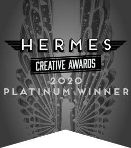 2020 platinum winner, Hermes award